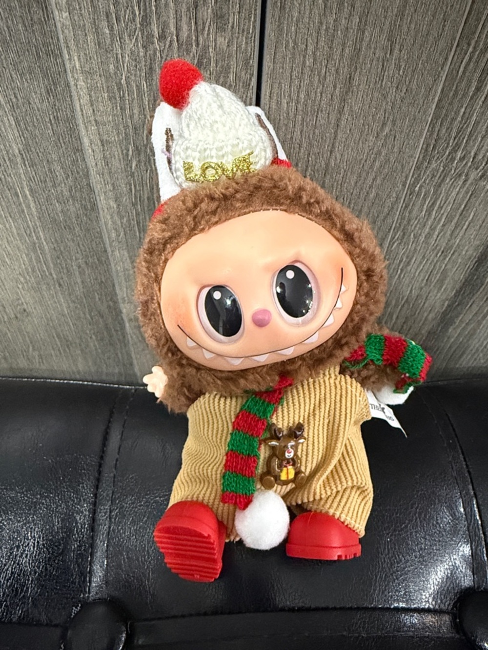 Christmas Lafufu Replica Of The Monsters Labubu Holiday Plush Stuffed Toy